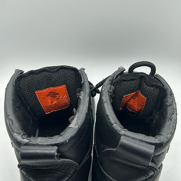 Harley-Davidson Sexy Black Leather Lace Up Moto Boots Shoes **Size 7** 🔥🔥 - Picture 11 of 11